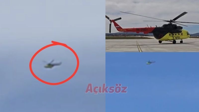 Kastamonu’daki gizemli helikopterler, ‘alev avcısı’ çıktı!;
