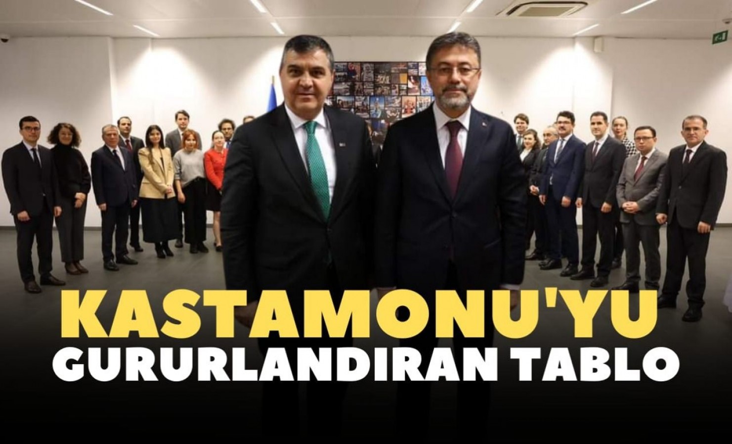İki Kastamonulu, Brüksel'de yan yana;