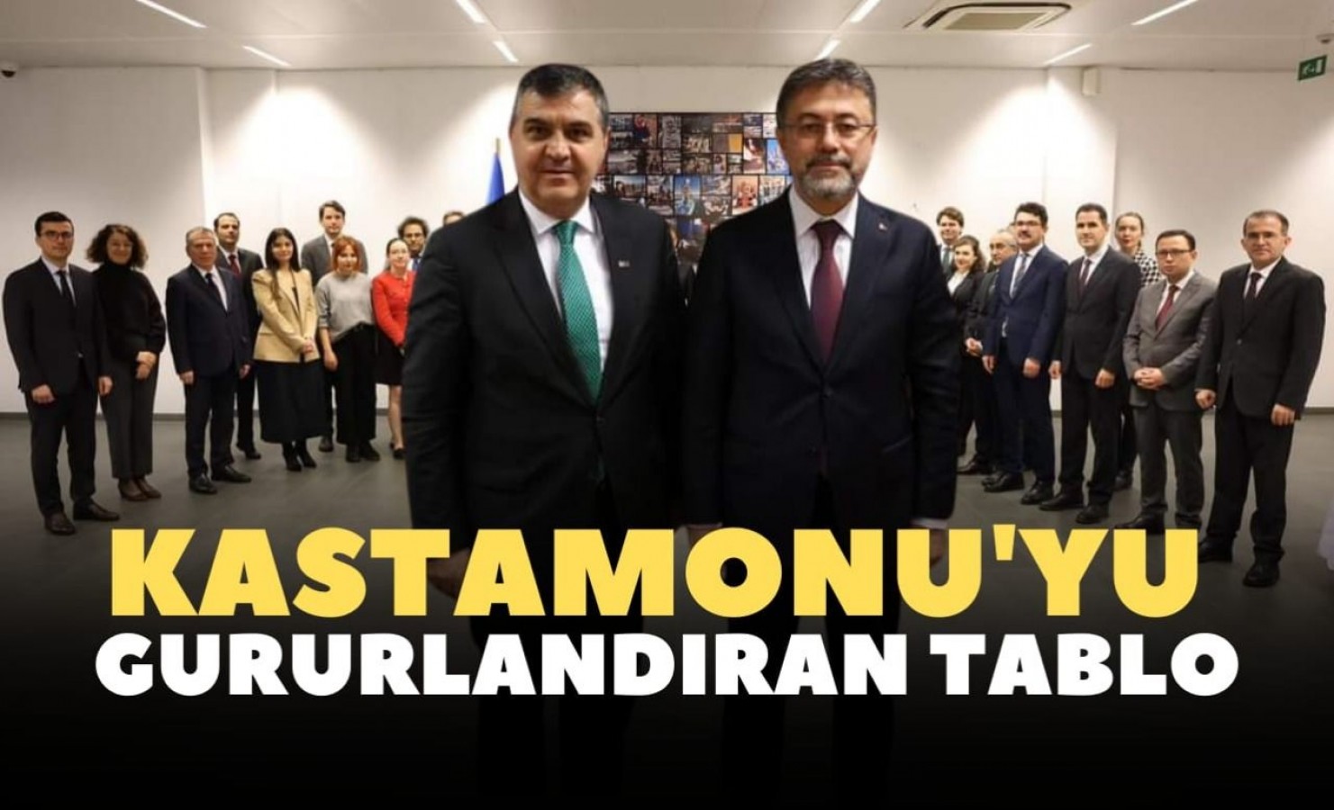 İki Kastamonulu, Brüksel'de yan yana