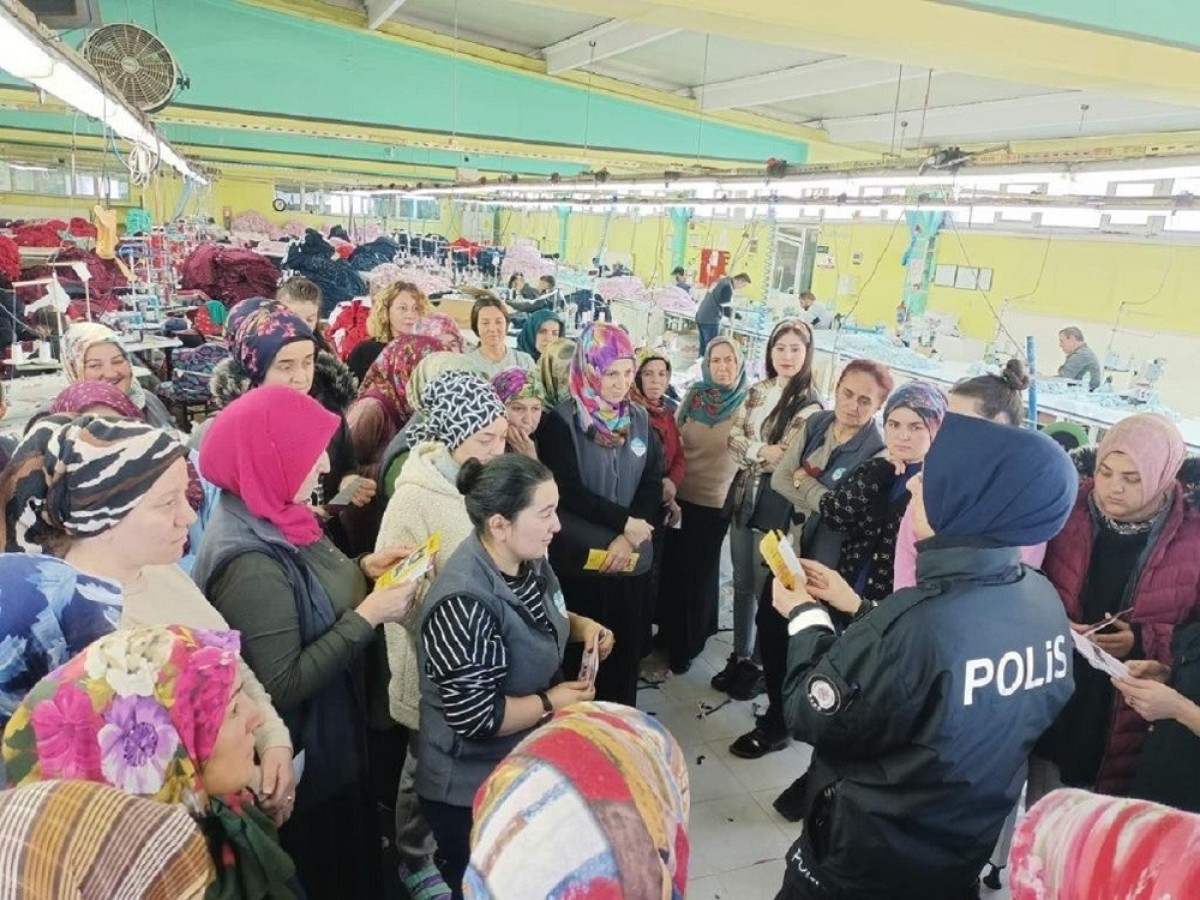 Pınarbaşılı kadınlara KADES tanıtıldı;