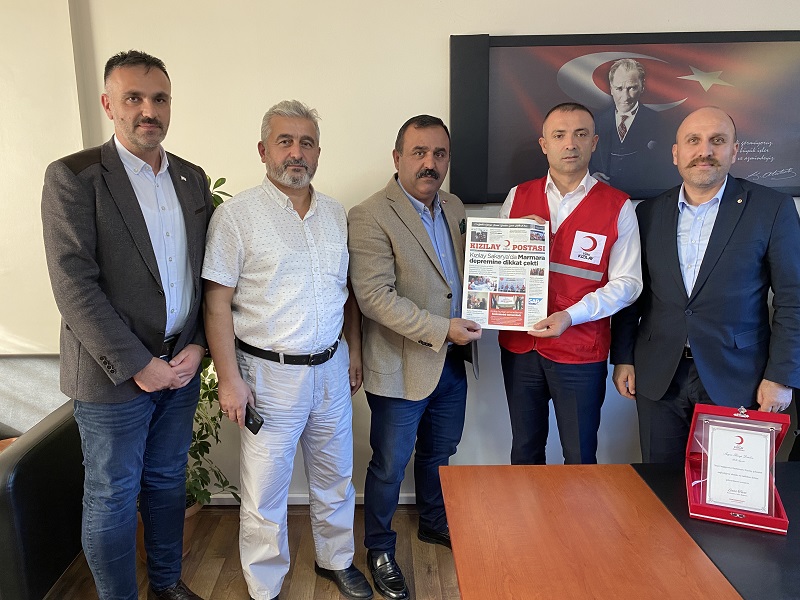 Kızılay’dan, Anadolu’ya plaket;