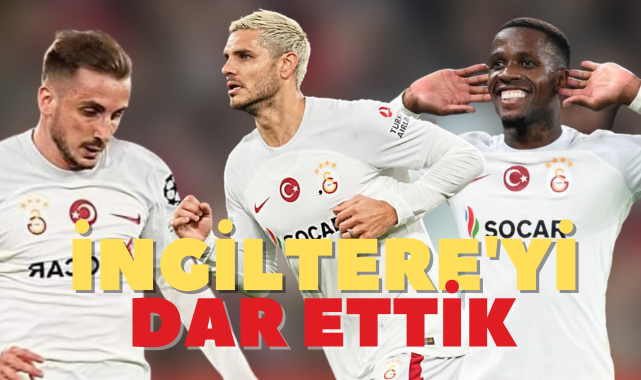 Galatasaray, İngiltere'de tarih yazdı!;