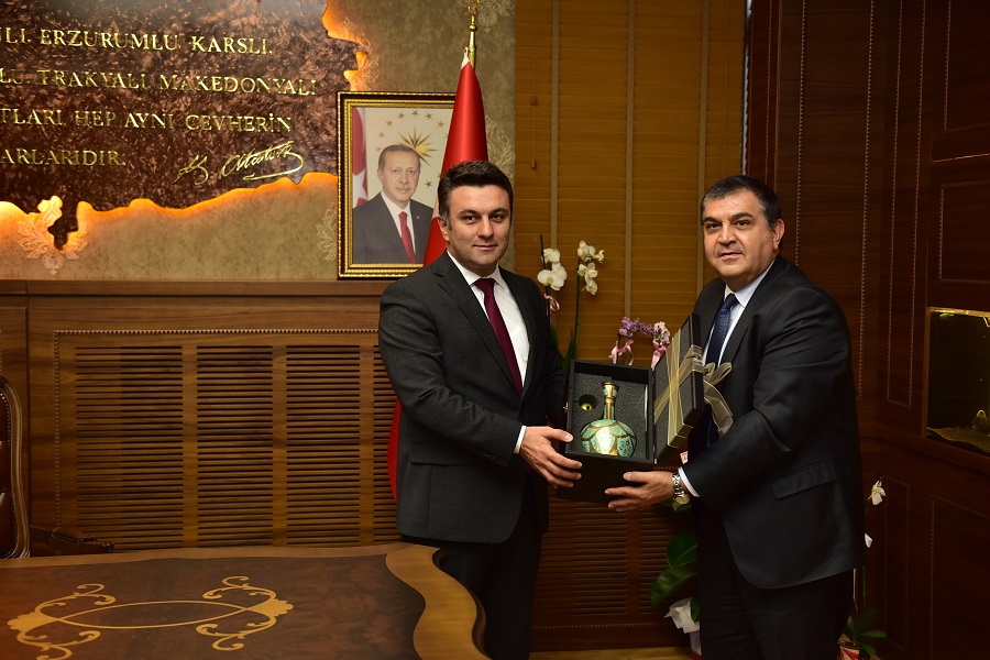 Kaymakcı’dan memleket ziyareti;
