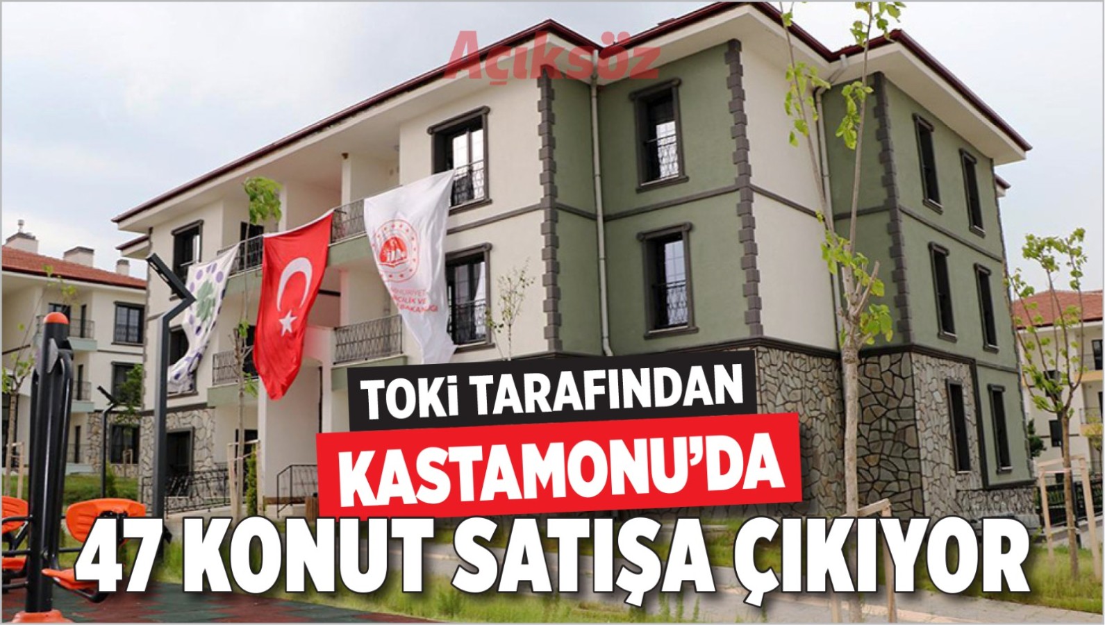 TOKİ, Kastamonu’da 47 konut satacak;