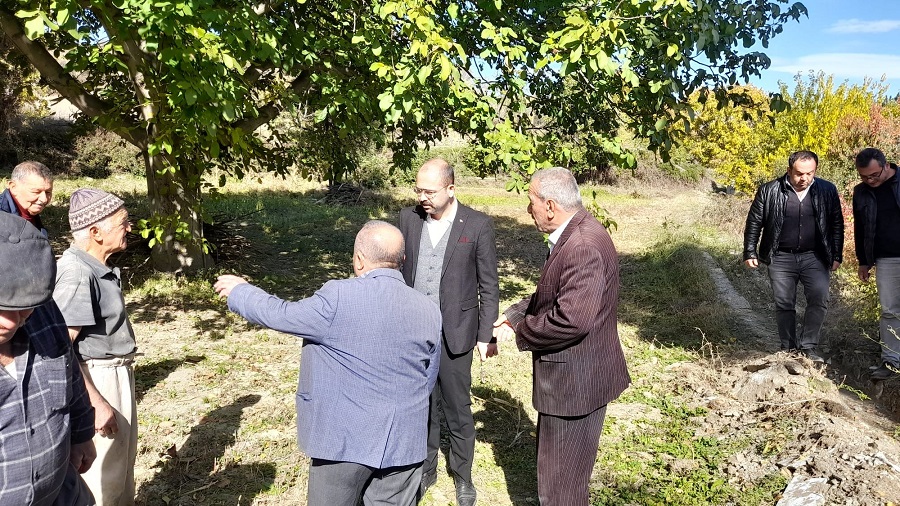 Tosya’daki bağ ve bahçelerin sorunları çözüme kavuşuyor;
