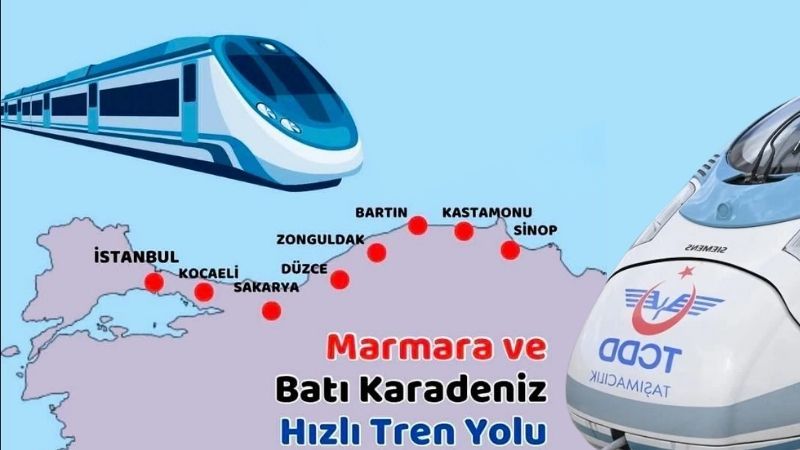 Herkes Kastamonu’ya hızlı tren geliyor sandı…;