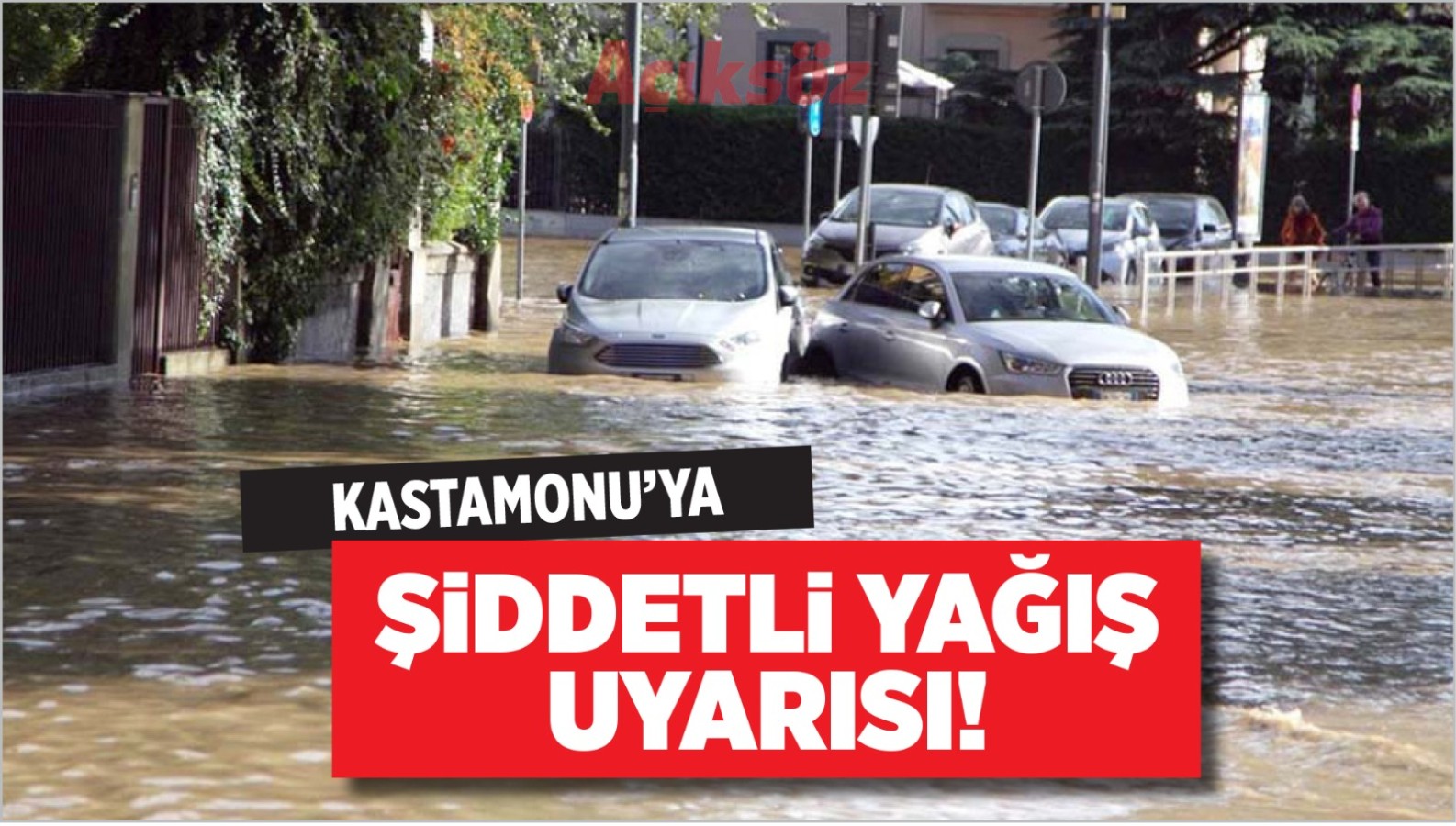 Kastamonu’ya şiddetli sağanak uyarısı!;