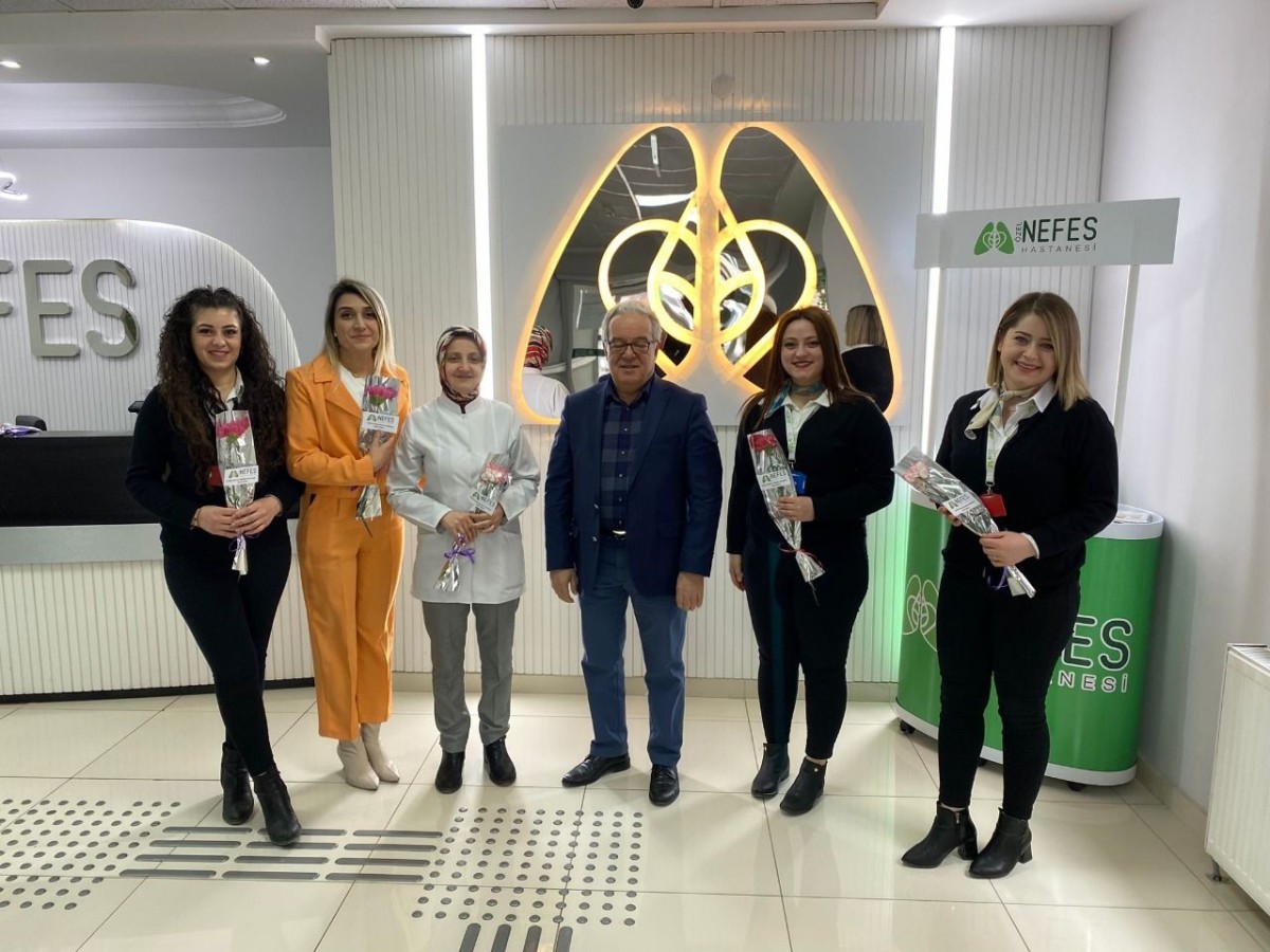 Nefes Hastanesi'nde '8 Mart' mutluluğu;