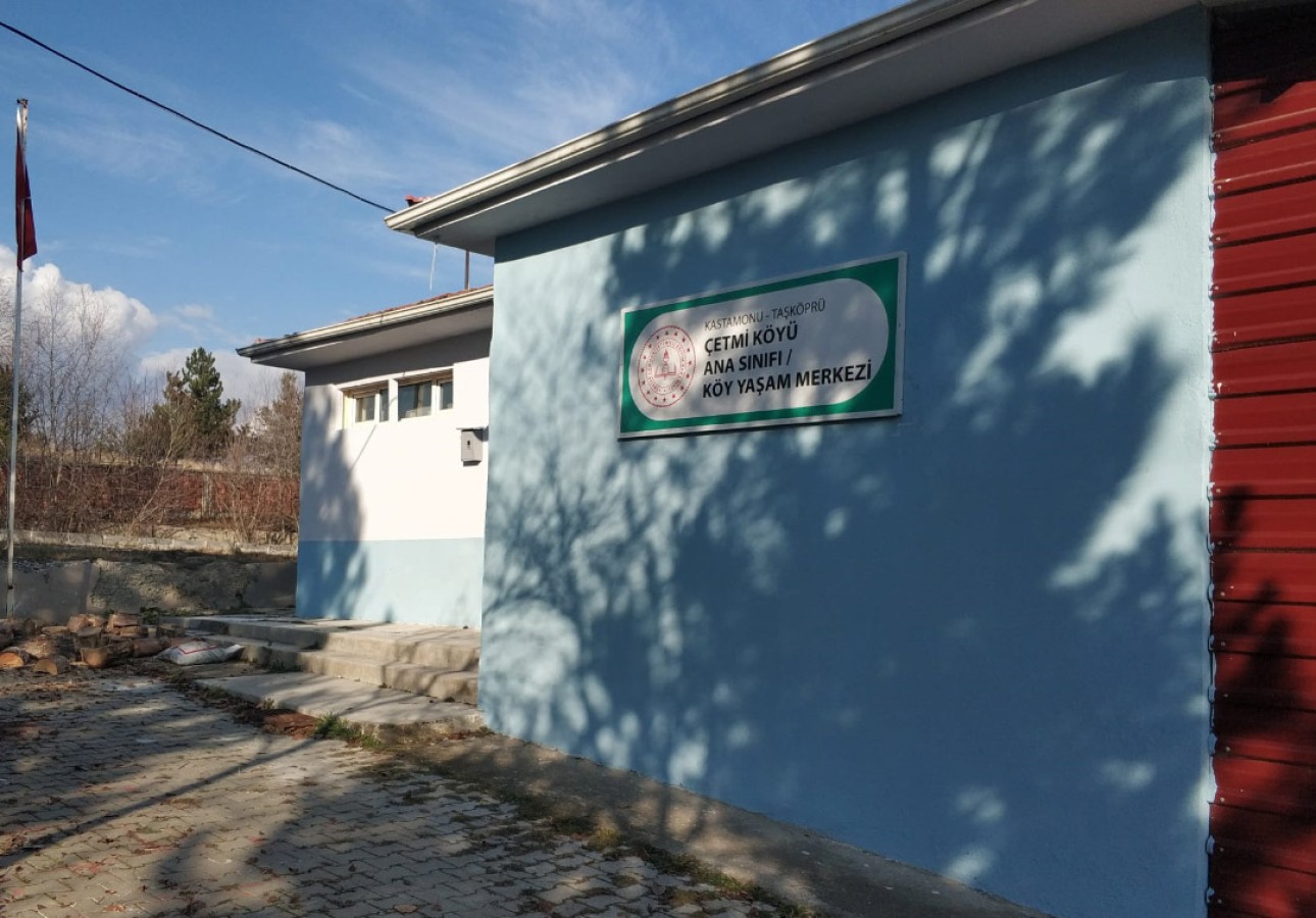 Atıl okul ‘Köy Yaşam Merkezi’ne dönüştü;