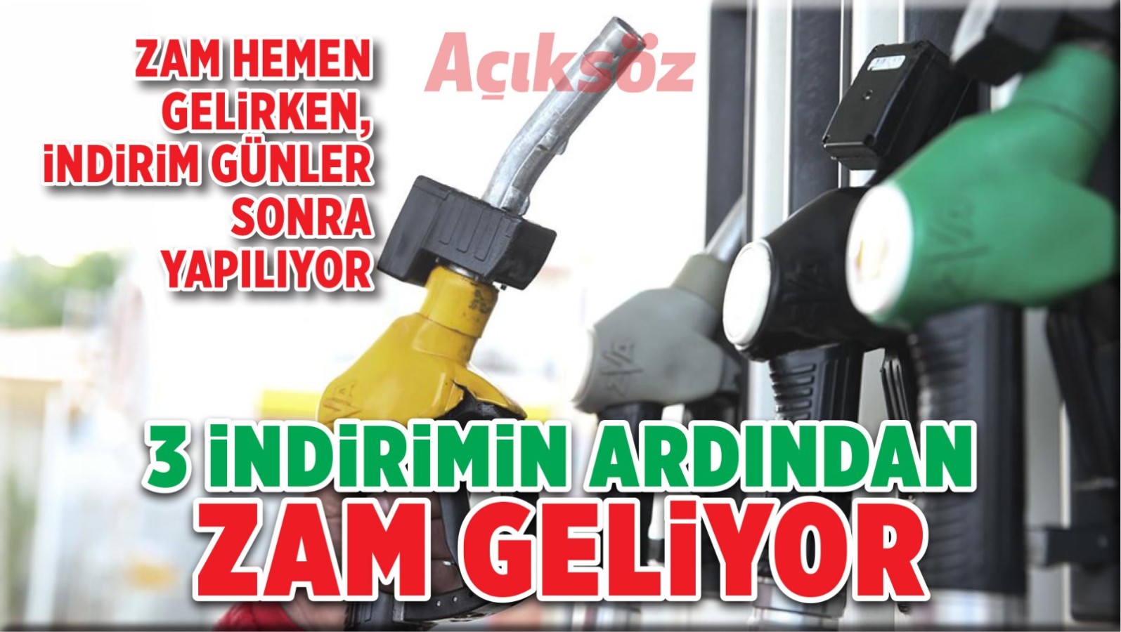 Pompada kafalar karıştı!.. Bu kez ZAM geliyor;