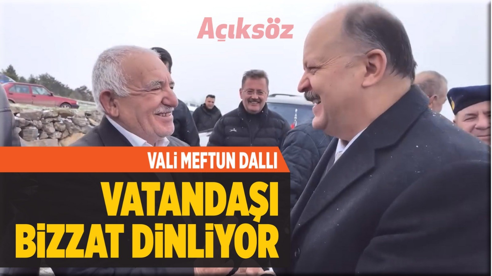 Vali Dallı, vatandaşın taleplerini yerinde dinliyor;