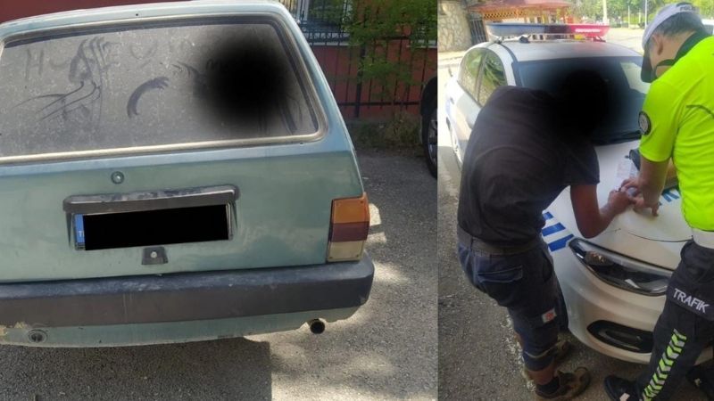 Kastamonu Emniyeti, o sürücüye cezayı kesti!;