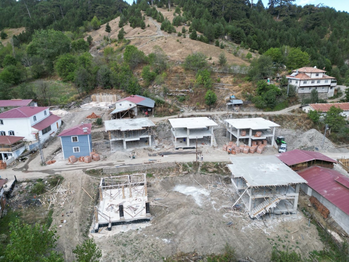 Kastamonu'da afet konutları yükseliyor