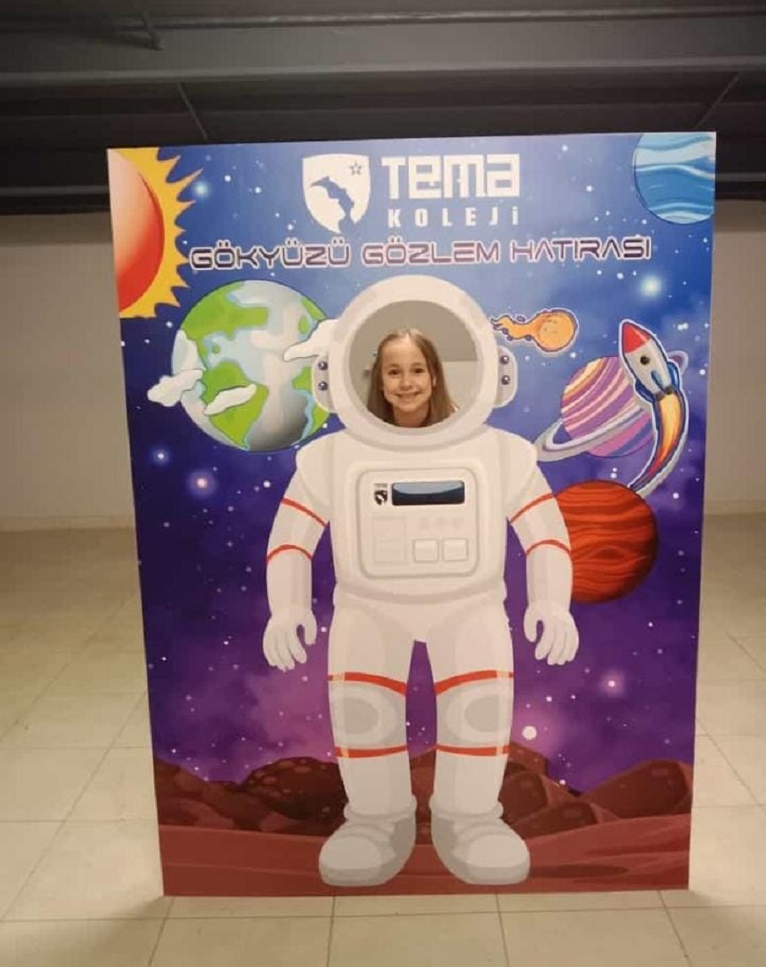 Tema öğrenci ve velileri gökyüzünü gözlemledi;