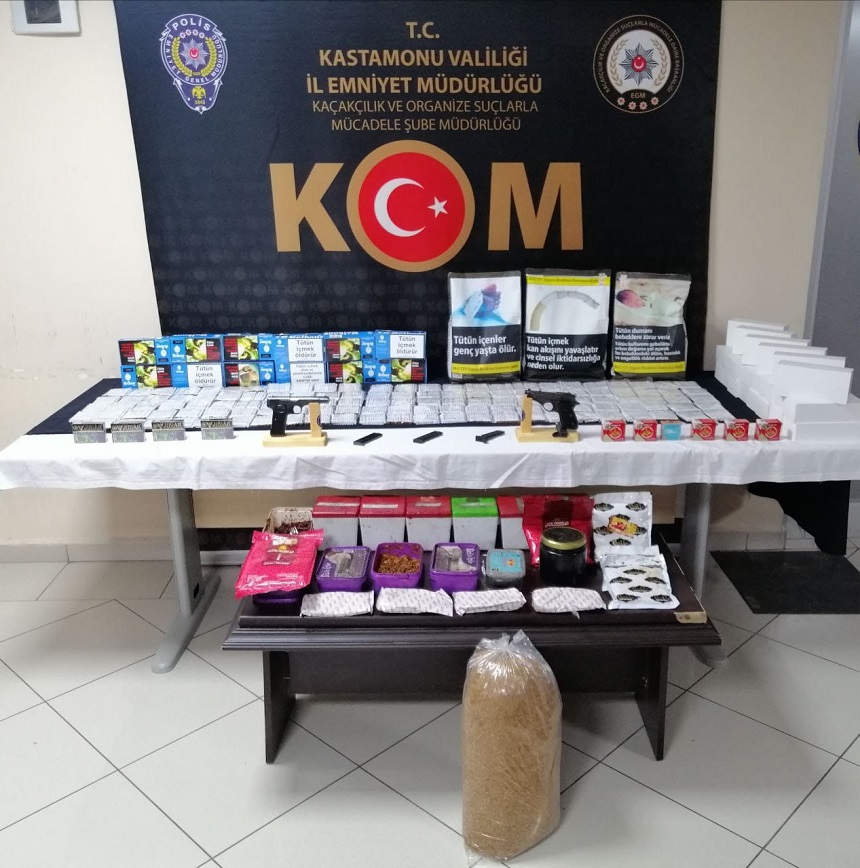 KOM’dan kaçak tütün operasyonu;