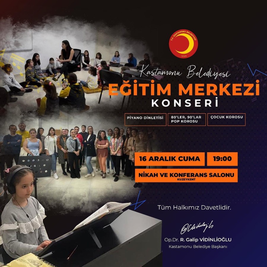 KASMEK konseri 16 Aralık'ta;
