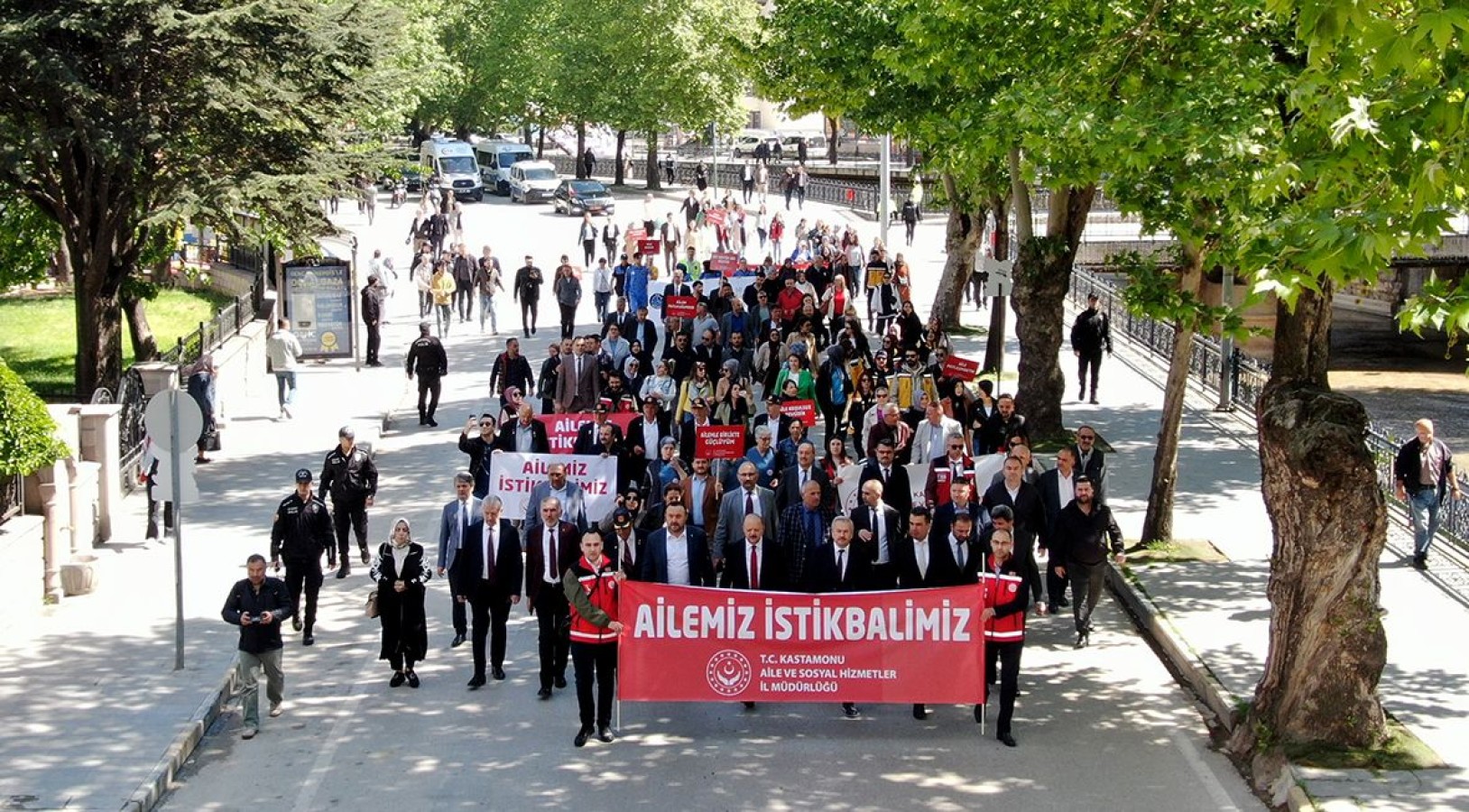 Kastamonu’da ‘aile’ için farkındalık yürüyüşü;