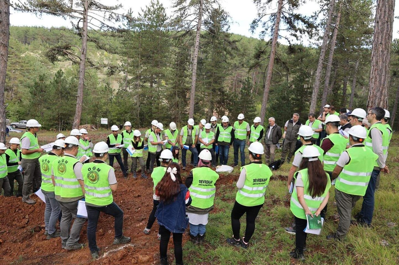 Kastamonu ormanlarında eğitim;