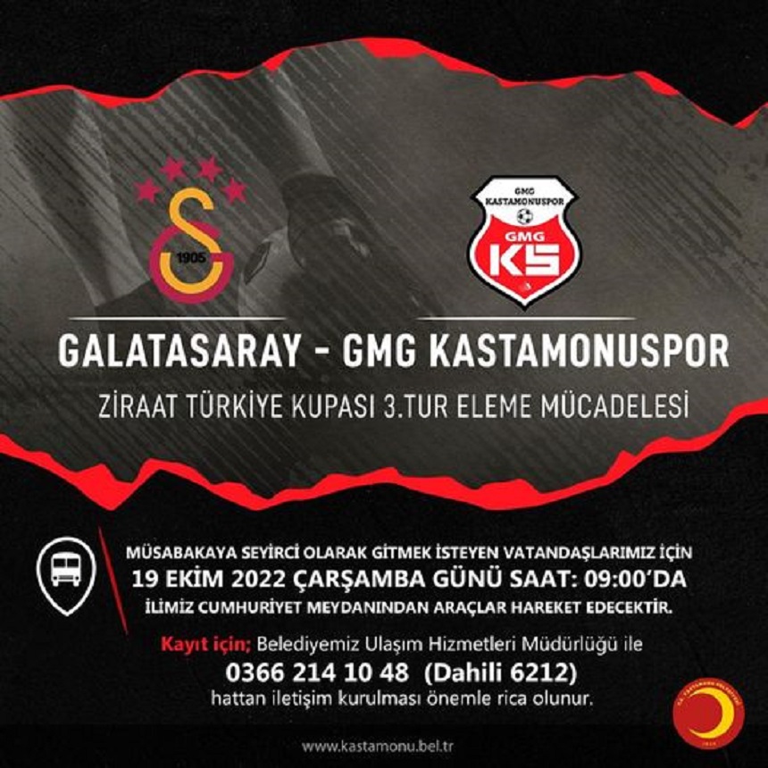 Belediye, dev maça otobüs kaldırıyor;