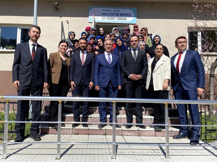 Halk Eğitim Merkezi ek hizmet binası açıldı;