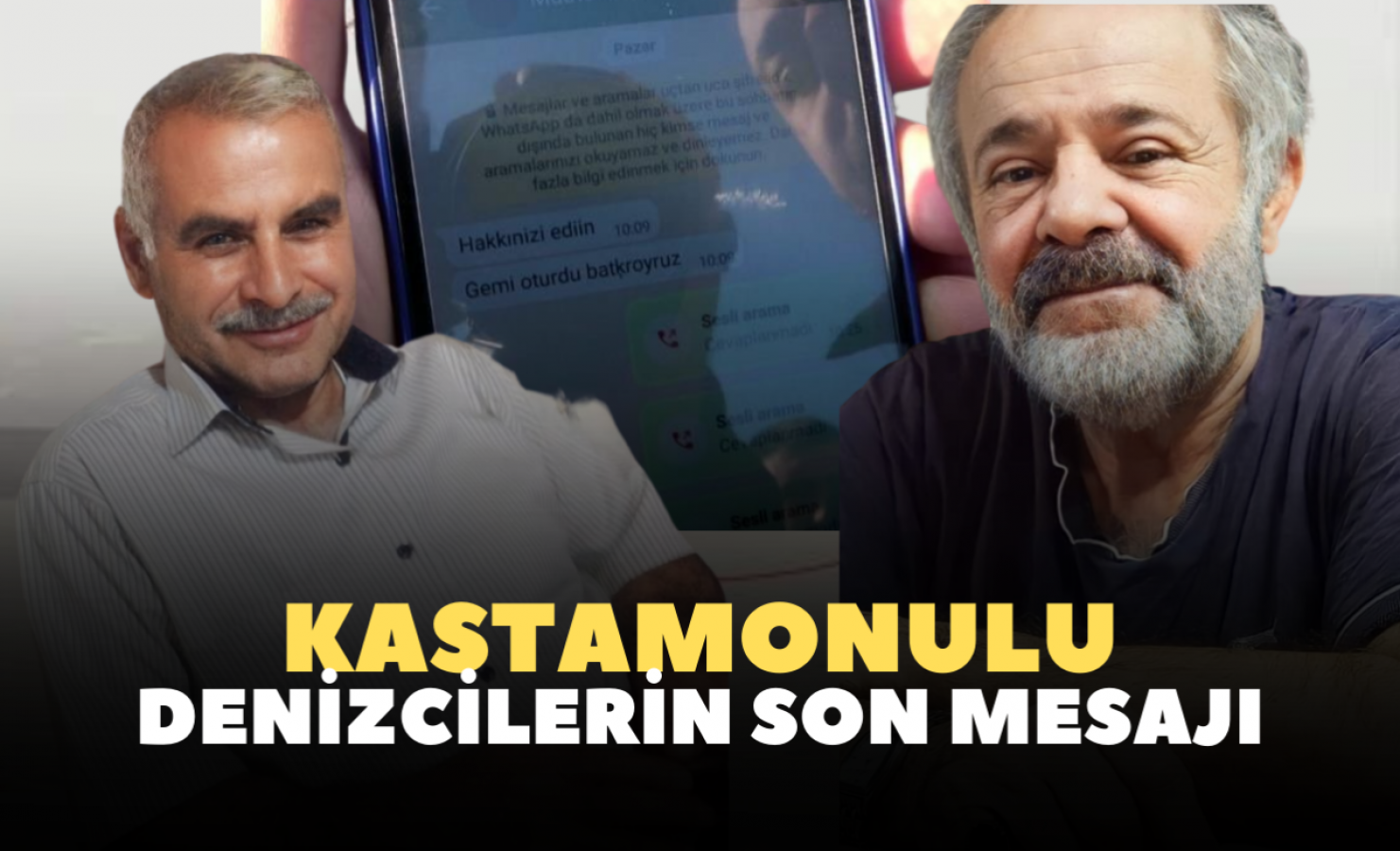 Batan gemiden son mesaj!;