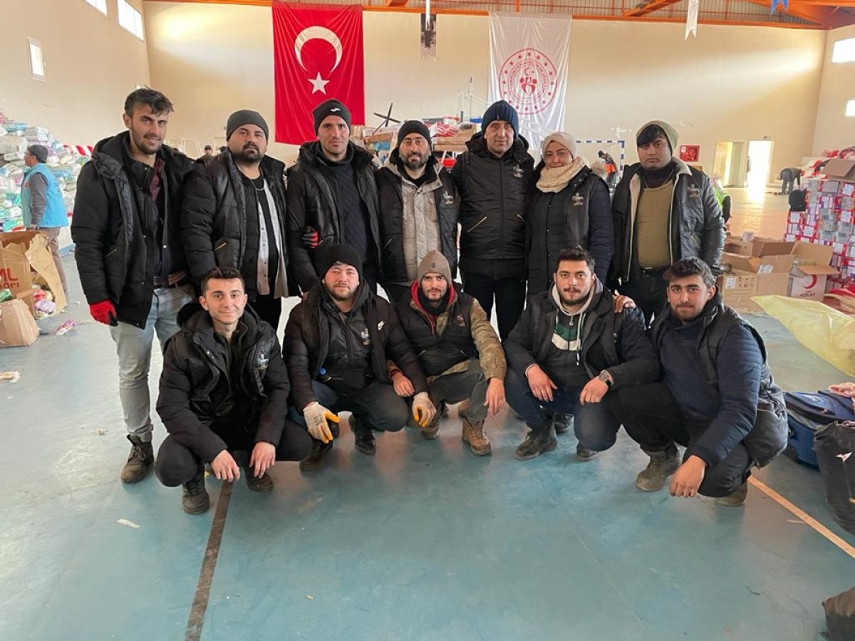 Çalışmaları tamamlayan ekip geri döndü;