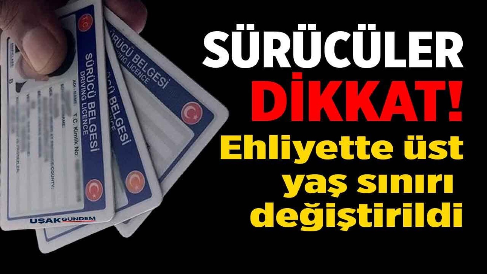 Ehliyette üst sınır değişti! Yaşını dolduranlar araç kullanamayacak;