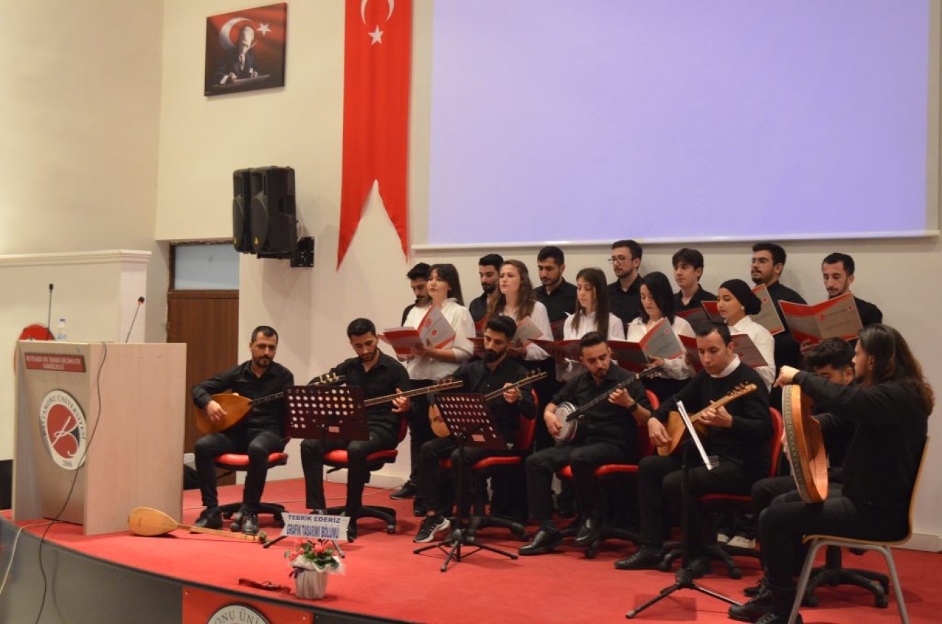 Üniversitede Aşık Veysel eserleri dinletisi sunuldu;