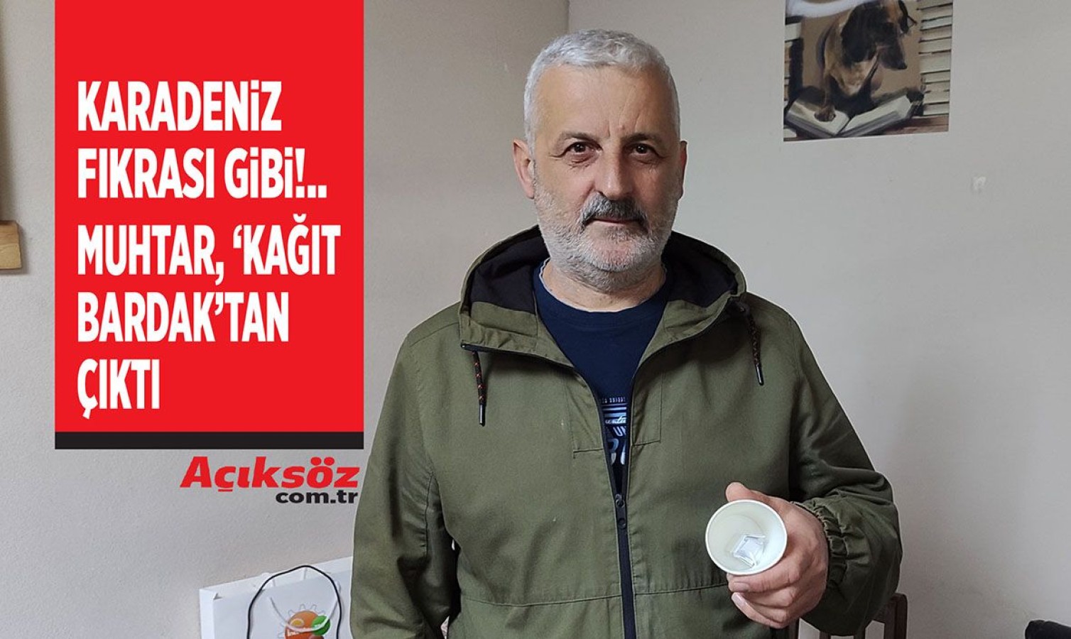 Burası Kastamonu!.. Yeni muhtar ‘kağıt bardak’tan çıktı;