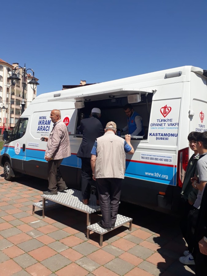 Kuzeykent'te mobil ikram başladı;