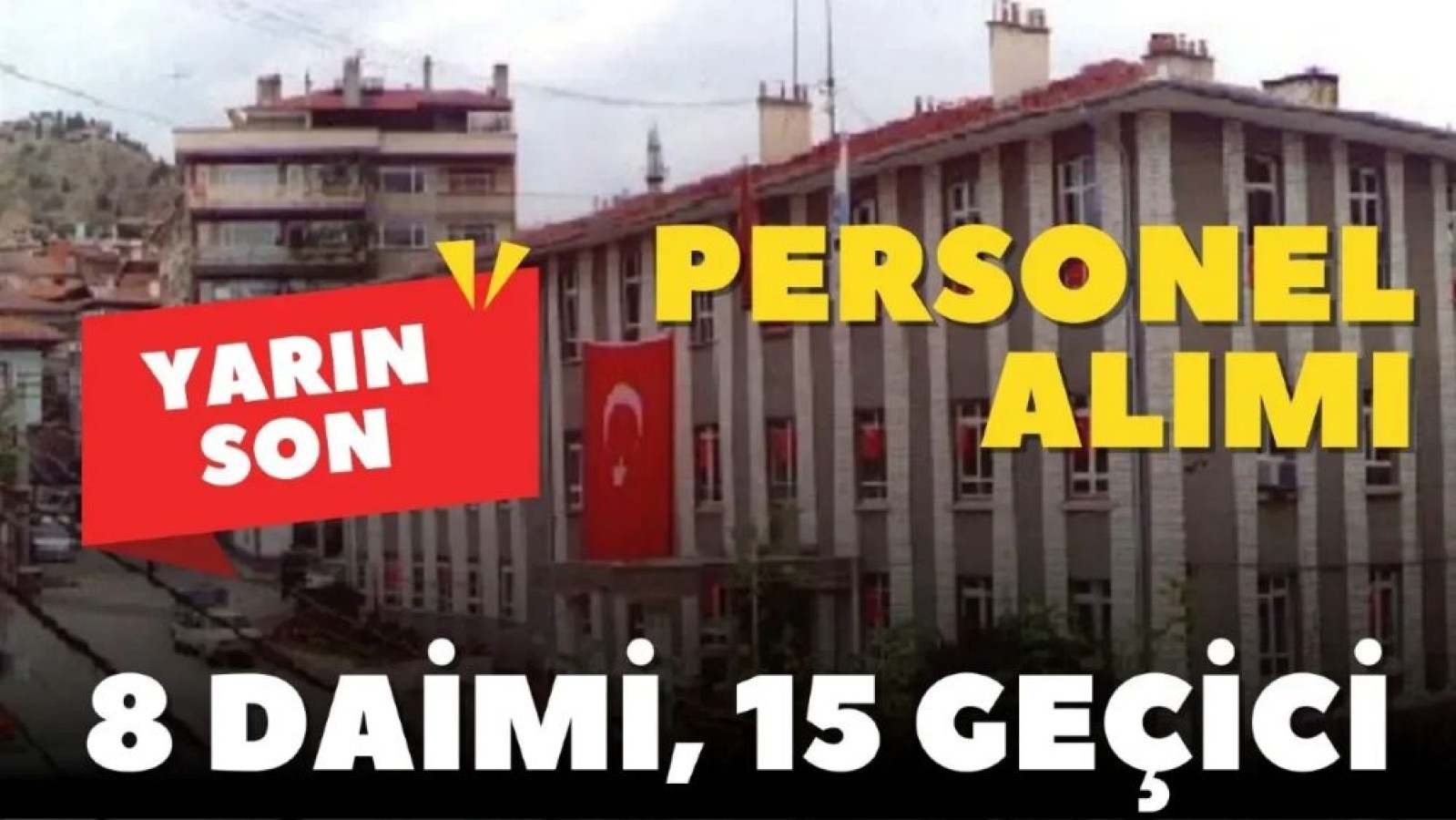 İlçe Belediyesi'nden dev personel alımı!;