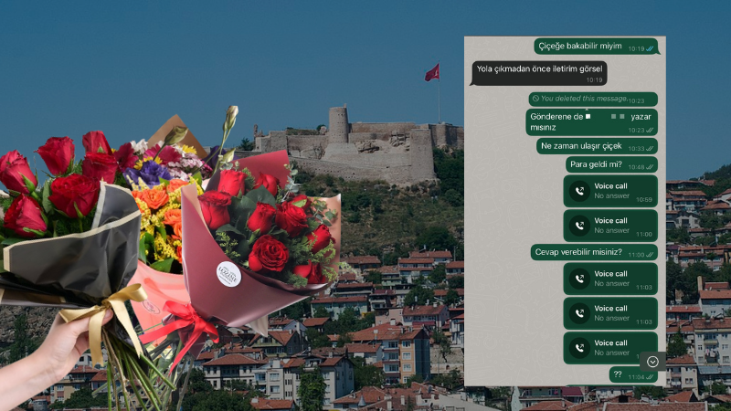 Kastamonu’da çiçek siparişi vermek istedi, dolandırıldı!;