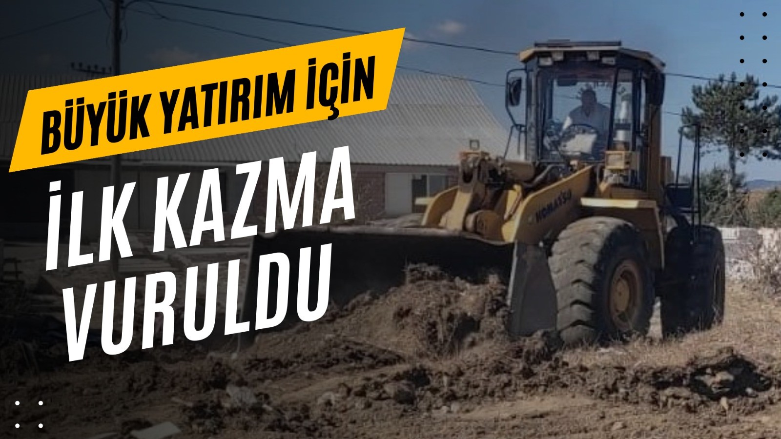 Kastamonu'ya müjde! Büyük yatırım için ilk kazma vuruldu