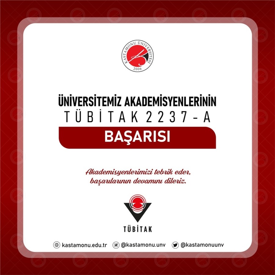 KÜ akademisyenlerinden TÜBİTAK 2237-A başarısı;