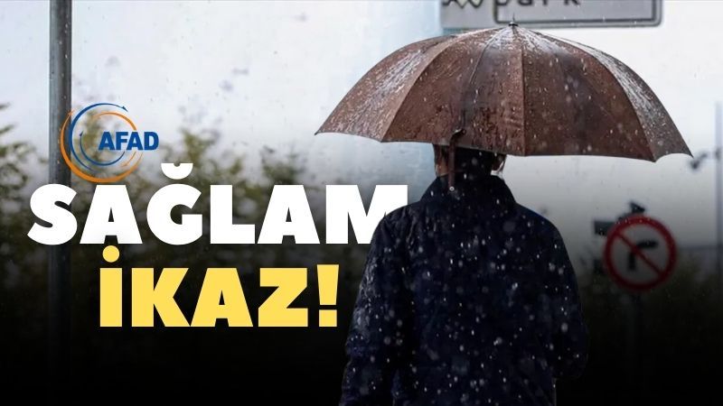 AFAD, Kastamonu’yu ikaz etti!;