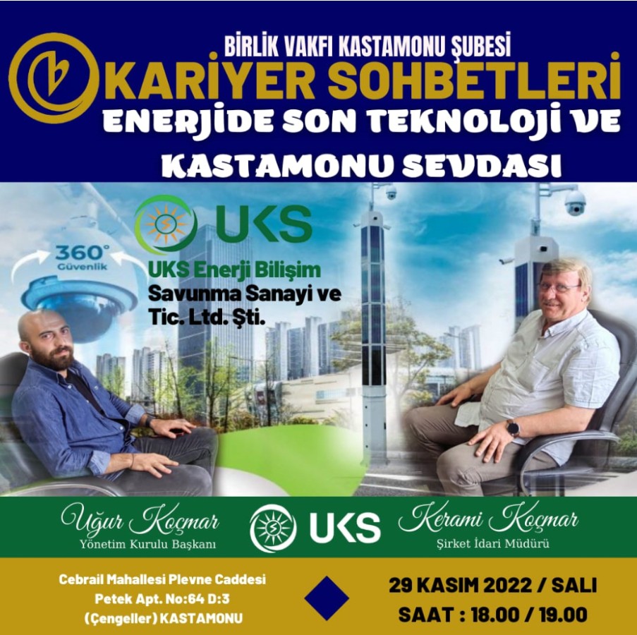 Bu haftanın konuğu; UKS Enerji ve Bilişim;
