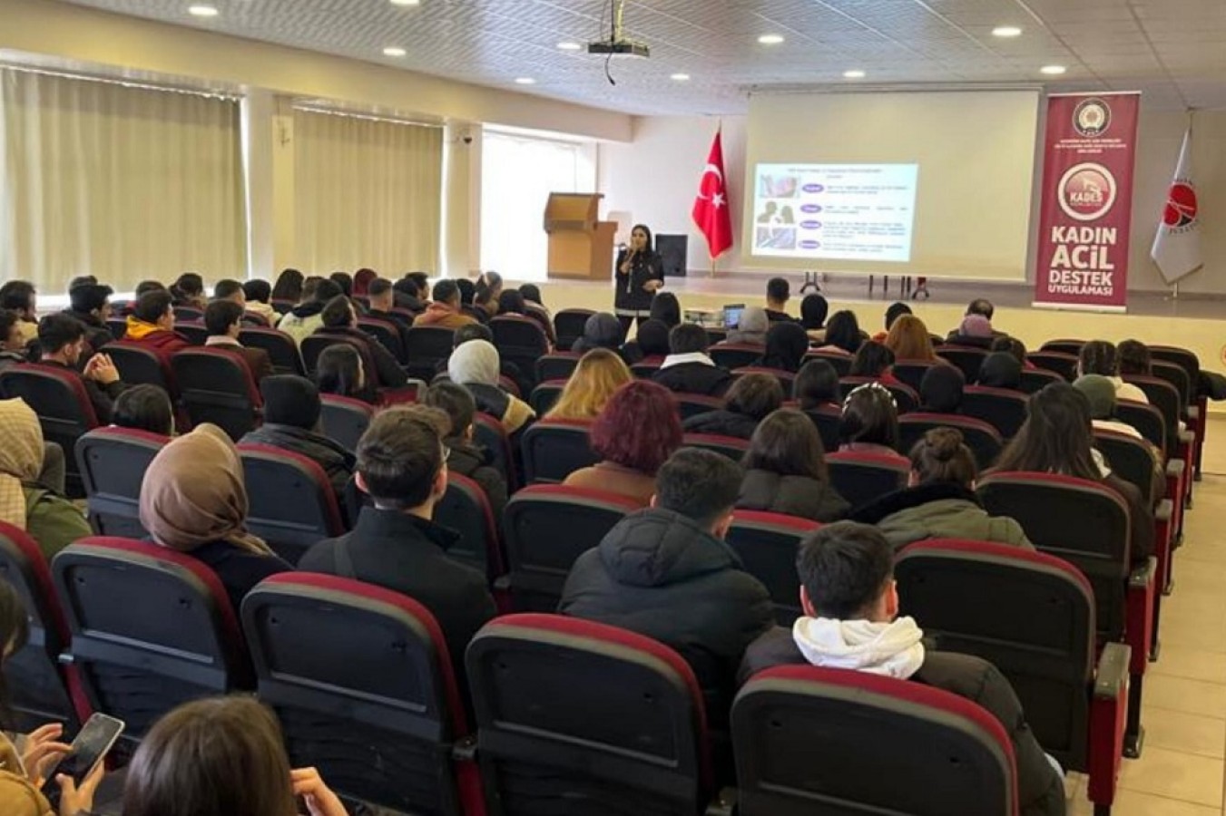 İhsangazi MYO’da KADES bilgilendirmesi;